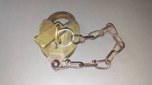 lot 839 image: Antique Padlock.
