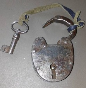 lot 840 image: Antique Padlock,