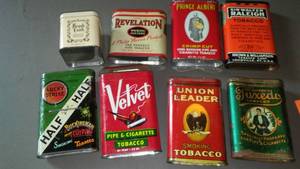 lot 861 image: Tobacco Cans. Variety (8)