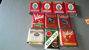 lot 862 image: Tobacco Cans. Variety (10).