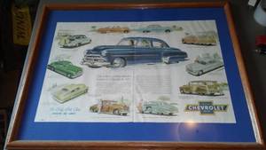 lot 866 image: 1952 Chevrolet Brochure Into Poster