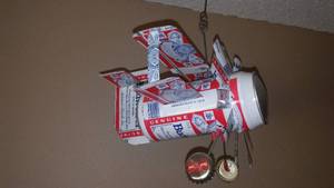 lot 871 image: Budweiser Can Airplane.