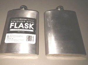 lot 876 image: (2) Flasks.
