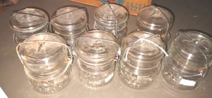lot 885 image: Glass Canning Jars. (8)