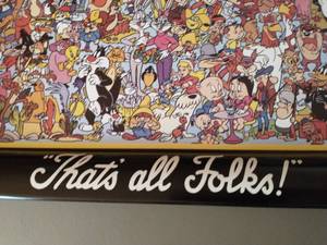 lot 892 image: Warner Brothers Metal Serving Tray.