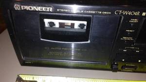 lot 913 image: Pioneer Dual Cassette Deck Recorder.