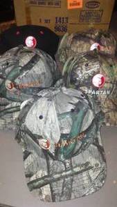 lot 928 image: Spartan Camo Hats. New