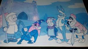 lot 637 image: Looney Tunes Hardboard Placemats Bugs, Elmer, Road Runner and More