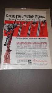 lot 657 image: Weatherby Inc. Advertising. (2)