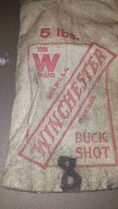 lot 661 image: Winchester Canvas Buck Shot Bag.