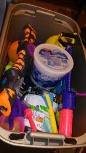 lot 963 image: Nerf Guns And Huge Tote.