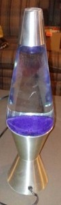 lot 963A image: Lava Lamp, Purple.