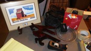 lot 972 image: Misc. Frame Stands, Bags And More.