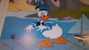 lot 989 image: Donald Duck Print.