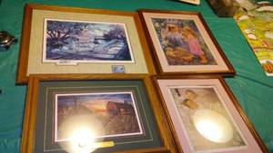 lot 990 image: Prints (4). Zylla, Hansel, Home Interiors.