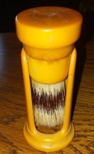 lot 45 image: Fuller Shaving Brush And Stand. Amazing.