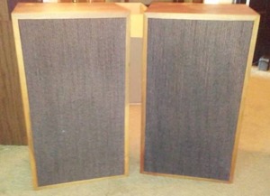 lot 47 image: Vintage Stereo Speakers (Pair).
