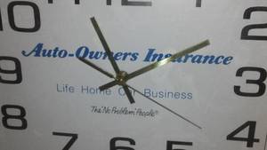 lot 70 image: Auto Owners Insurance Clock.