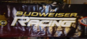 lot 19 image: Budweiser Racing Banner NHRA.