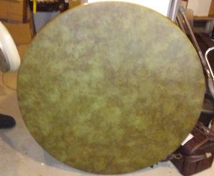 lot 20 image: Samsonite Round Card Table, Nice