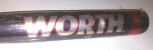 lot 23 image: Worth 34 In. Softball Bat. New In Wrapper.