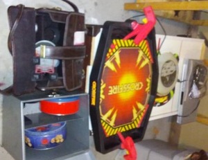 lot 33 image: Air Hockey, Crossfire, Frisbee, DVD Player And More