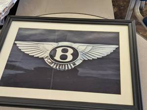 lot 543 image: Print - Bentley , FramedSingle Matte