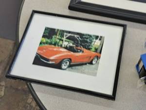 lot 544 image: Print - Corvette , FramedSingle Matte