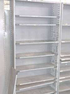 lot 447 image: Metal Bookshelf 8-shelf