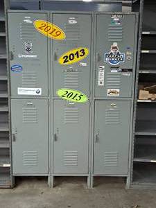 lot 459 image: Penco Products Metal Storage Lockers 6-door