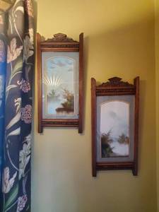 lot 23 image: Two Framed Art Pieces