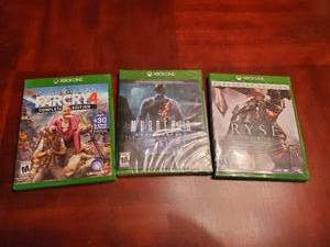 lot 48 image: Three Xbox One Games