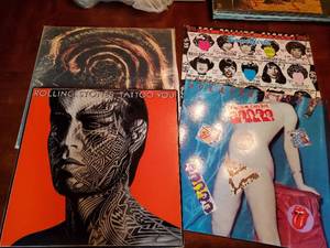 lot 2 image: Five Rolling Stones Records