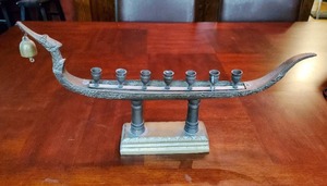 lot 64 image: Bronze Candelabra