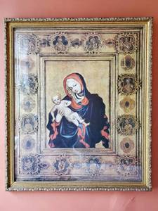 lot 76 image: Framed Religious Icon Art