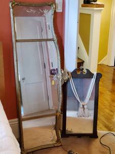 lot 77 image: Two Old Mirrors