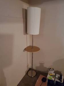 lot 136 image: Lamp With Built-In Table