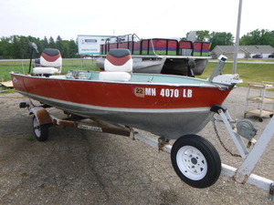 1978 Lund 14 Foot Boat with 2014 Homemade Boat Trailer
