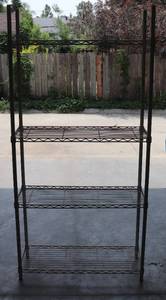 lot 23 image: 36x14 White Metal Shelving