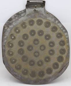 lot 27 image: (3) Metal Dough Plates