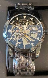 New Talis & Co. Black Skeleton Watch Retails for $761