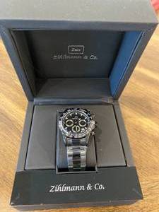 New Zihlmann & Co. 2400 Chrono Watch $699 Retail