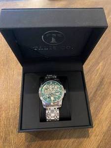 New Talis Co. Green Skeleton Watch $761 Retail