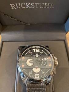 New Ruckstuhl Starline Large Number Watch $699 Retail