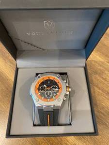 New Vonlathen Textured Dial 3 ATM Watch $852 Retail