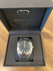 New Ruckstuhl Crystal Glass Watch $635 Retail