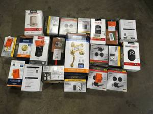 Lot of Door Handles and Locks Various Models and Conditions   Customer Returns See Pictures
