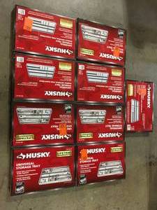 Lot of Husky Universal Storage Tray  Customer Returns See Pictures