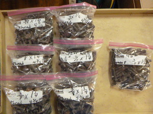 7 Bags of SAE Bolts