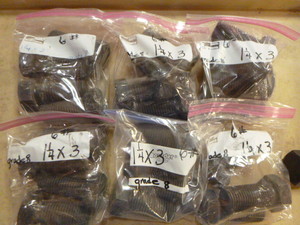 6 Bags of SAE Bolts
